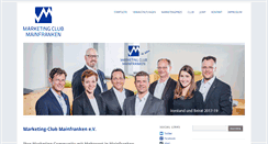 Desktop Screenshot of marketingclub-mainfranken.de